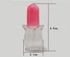 4ml Mini Cute plastic empty clear nail polish bottle With Cap Brush Plastics Bottles factory wholesale SN2228