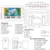 FanJu FJ3383F Stazione meteorologica Allarme digitale Orologio da tavolo Misuratore di temperatura Igrometro Barometro Fasi lunari Sze Sensore wireless 210719