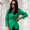 EBAIHUI Women's Double Breasted Blazers Long Sleeves Buttoned Vintage Coat Office Spring Female Suits Winter Coat Women