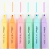 형광펜 6pcs / 세트 크리 에이 티브 귀여운 밝은 색 눈 보호 형광펜 손 계정 마커 펜 어린이 선물 Officeschool 용품