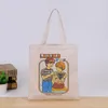 Blank Sublimation Handbag 35*40cm White DIY Canvas Tote Bag Classic Storage Bags Outdoor Portable Backpack 4966