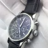 Orologio da uomo di lusso Orologi meccanici automatici con diamanti da 45 mm Orologi da uomo multifunzione in acciaio inossidabile impermeabili da lavoro vuoti2842