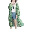 green kimono cardigan