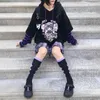 Deeptown Kawaii Hoodie Women Gamer Girl Black Hoodies Harajuku Anime Sweatshirt High Street Kpop Oversized Cute Pullovers 210809