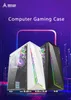 HESTART ATX Computer Gaming Case Desktop Support M-ATX / ITX اللوحة الأم ل PC Gamer مع USB3.0 - أسود