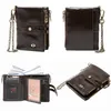 Portefeuilles Smart Wallet Bluetooth-compatible Anti-perte en cuir véritable hommes avec chaîne de poche à monnaie fermeture éclair Walet porte-carte porte-monnaie