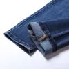 Autumn Cotton Men's Slim Elastic Cute GC Brand Fashion Business Classic Trousers Style Winter Jeans Denim Pants