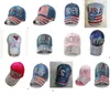 Party Hats Trump 2024 Baseball Cap Verkiezing Campaign Hat Cowboy Diamond Caps Verstelbare Women Denim DD310