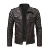long collared leather jackets men