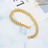 2021 jóias de luxo sier chapeamento glitter bling cúbico zircônia cz pulseiras multi linhas bracelete brilhante para as mulheres