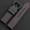 22 mm Carbon Fiber Real Leather Watch -band voor Huawei GT2 Magic 2 Amazfit GTR Watchband Bracelet voor Galaxy Watch 3 Gear S3 Band H0915