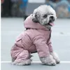 Haustier-Winterkleidung, Hundebekleidung, kleiner Hund, Kostüm, Overall, verdickter warmer Mantel, Jacke, Yorkshire-Pommersche-Pudel-Welpen-Kleidung 211007