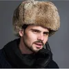 Berets JKP 100% Natural Pele Unisex Lei Feng chapéu masculino outono e inverno calor espessamento russo earmuffs boné
