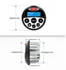 ماء مارين ستيريو بلوتوث راديو دراجة نارية الصوت قارب سيارة مشغل mp3 نظام الصوت السيارات FM am receiver ل سبا utv atv