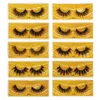 3D Vizon Kirpik Kirpik 3D Göz Makyaj Vizon Yanlış Lashes Yumuşak Doğal Kalın Sahte Kirpikler Lashes Uzatma Güzellik Araçları 10 Stilleri DHL Ücretsiz