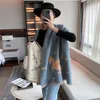 Vinter Cashmere Scarf Women Horse Print Pashmina Shawls och Wraps Tjock varm Kvinna Bufanda Stoles Hijab Blanket 180 * 65cm