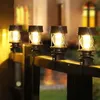 Sollampor 1 st LED Retrodriven lampa Vintage ljus Hängande lykta trädgård Landskapsbelysning för balkong inredning