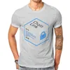 Homens camisetas Homens Cocklink Cubo Anime Blockchain Dogecoin Engraçado Clássico O Coleira Tshirt