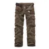 Cargobroek voor heren Casual losse lange broek met meerdere zakken Camouflage militaire broek Mannelijke straatjoggers Broek Plus maat 44 220212