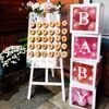 ciambelle stand holder board wedding bride decoration hanging donut baby shower party dolcetti bambini ospiti dessert Afternoon tea dec G0911