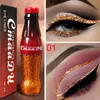 CMAADU Makijaż Kolorowe Cekiny Eyeliner Łatwy do noszenia Długotrwałe Shimmer Musing Stage Cosmetics Make Up Glitter Eye Liner