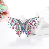 Broches, broches Harong Mode Cristal Grand Papillon Émail Badge Pin Créativité Bijoux Pour Femmes Vêtements De Fête Broche De Haute Qualité