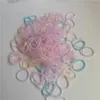 Dog Apparel 170cs/bag Mixed Colorful Rubber Bands Girls Pet DIY Hair Bows Grooming Hairpin Accessories For Small Supply