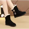 Women's and Autumn Boots Winter Snow Fashion Non-slip Crystal Casual Ankle Warm Plush Comfortable 343