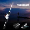 Boat Fishing Rods Carbon Fiber Lure Rod High Strength Sea Ocean Pole Retractable Water Drop Wheel Supplies QW