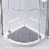 Tapis de bain en forme d'éventail imperméable anti-dérapant PVC doux tapis de Massage pour ménage salle de bain plancher ventouse douche