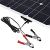 150W 18V Mono panneau solaire double USB 12V/5V DC monocristallin pour voiture RV bateau chargeur de batterie étanche