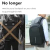 IKE Marti Anti-Theft Laptop Plecak Torba 15.6 Urban Mężczyźni Plecak Mochila Wodoodporny Czarny 2021 Szkoła Kobieta Anti Kradzież Plecaki K726
