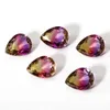 5 pcs/set 7x9MM Water Drop Colorful Loose Stones Watermelon Gemstone New Arrival Decoration Stone Fine Jewelry Gifts H1015