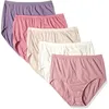 S, M, L, XL, 2XL, 3XL, 4XL, 5XL, 6XL, 7XL Plus Storlek Kvinnors bomull Briefs Lady's Underkläder Tränar 100% Bomull 6-pack Multi-Colors 210730