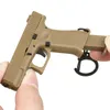 Tactical Pistol Shape Keychain Mini Portable Decorations Detachable G-45 Gun Weapon Keyring Key Chain Ring Trend Gift2105