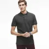 Mens Polos T-shirts Top Tee Short Sleeve Flera färgbroderier Big eller Small Horse Hommes Classic Business236R