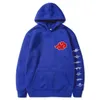 Japón Anime Akatsuki sudaderas con capucha hombres mujeres Unisex moda Hip Hop Harajuku nueva alta calidad hombres sudaderas con capucha Dropship sudadera X220214