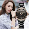 Sunkta Rose Gold Black Women Watch Business Quartz Watch Ladies Top Brand Luxury Female Wrist Watch Clock Relogio Feminino 210517