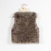 Jackets Toddler Baby Girls Faux Fur Vest Outerwear Christmas Winter Kids Children Warm Coat 16 Year Sleeveless Jacket8080533