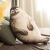 3D Baskılı Mühür Peluş Oyuncak Yumuşak Dolması Deniz Hayvan Mühür Bebek Oyuncakları Doğum Günü Hediyesi Için Gerçekçi Mühür Dolması Sarılma Yastık Ev Dekor Q0727