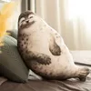 3d Printed Seal Plush Toy Soft Stuffed Sea Animal Seal Doll Toys for Birthday Gift Lifelike Seal Stuffed Hug Pillow Home Decor Q0727