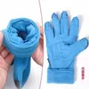 North Winter Letter Print Gloves Trendy A Windproect Warm Mantens Men Kvinnor Telefoner Pekskärmhandskar Utomhus Riding Fleece GL3693091