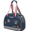 شخصية الأزياء الكلب الناقل الدنيم جرو حقيبة محفظة القط حمل حقيبة الحيوانات الأليفة valise السفر المشي لمسافات طويلة التسوق