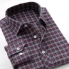 SHAN BAO 6XL 7XL 8LX 9XL 10XL camisa holgada informal de negocios para hombres camisa a cuadros de algodón gruesa y cálida de otoño e invierno 220224