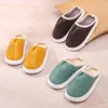 New Winter Home Cotton Shoes Men Non-slip Keep Warm Lovers Furry Slippers Indoor Home Women Kitchen Housework Soft