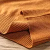 Jesień Męski Dekolt Cienki Sweter Wełny Klasyczny Styl Solid Color Business Casual Pullover Męskie ubrania marki 211006