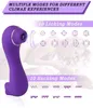 NXY Sex Toy Vibrators Clitoris Zuigen en likken Vibrator Double Head G Spot Stimulator Vaginale Tepel Massager Oral 1218