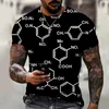 Erkek T-Shirt Eğlenceli Matematik Formülü 3D Baskı T-shirt Süper Yumuşak Ve Komik Sokak Moda Rahat Harajuku Hip-Hop Spor Gömlek