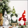 Dekoracje świąteczne świąteczne przyjęcia Strona główna Ogród Szwedzki Santa Gnome Lalki Ornament Zabawki Xmas Decor Dostawa Rekwizyty dla JK2010XB Drop D