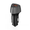 38W Dual USB Flash Charging Multiple Protection Safe Car Charger PD Car Chargers Fully Compatible CC50-1A1C